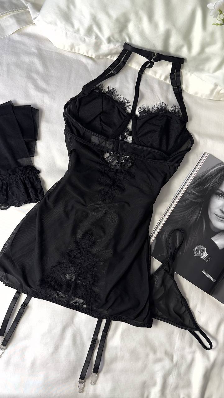 Klara™ | Zestaw Lingerie Allure (3-częściowy)