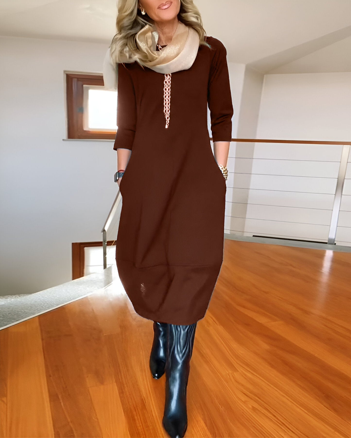 Élodie™ | Elegancka Sukienka Gładka