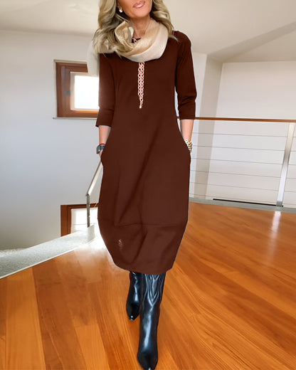 Élodie™ | Elegancka Sukienka Gładka