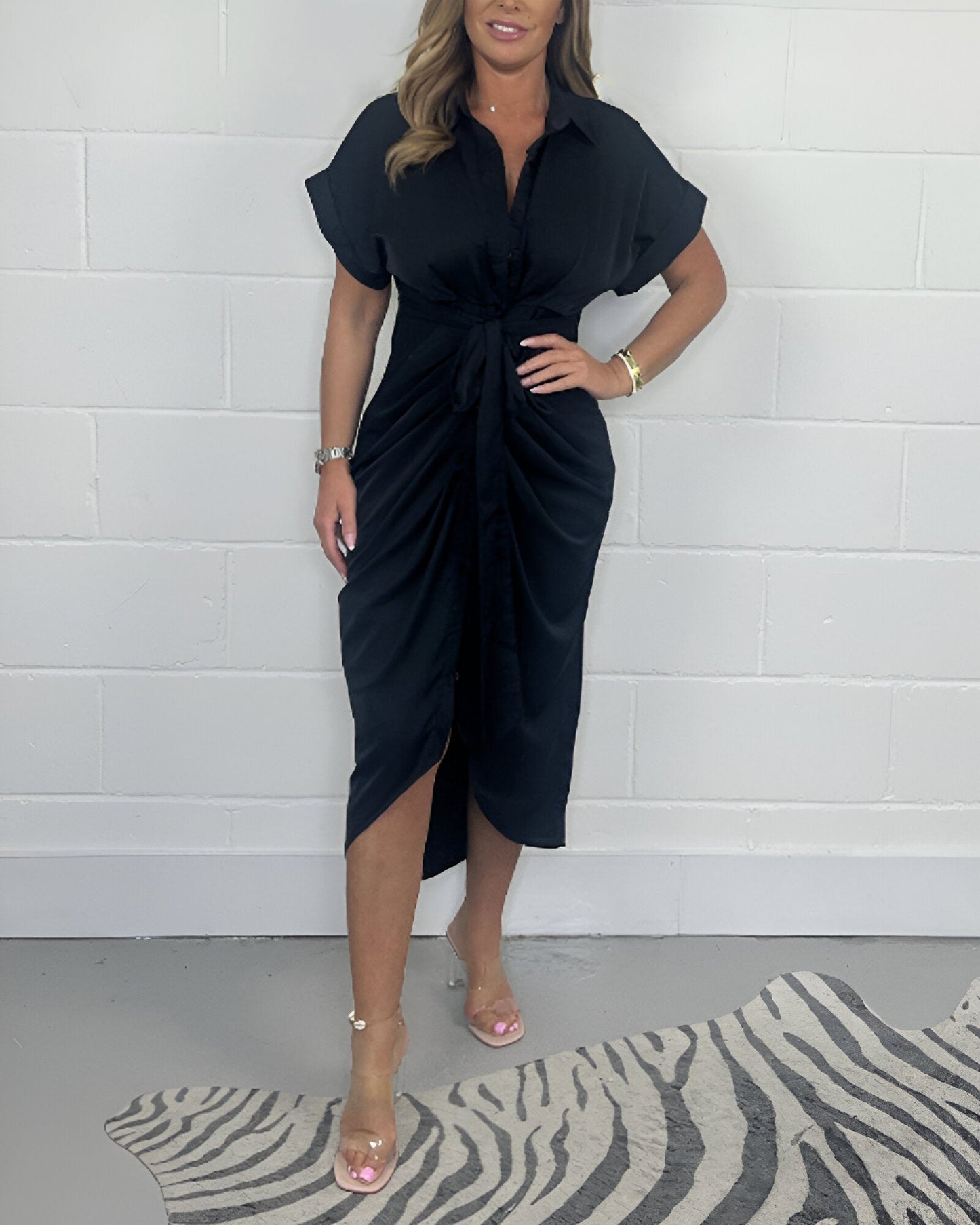 Monika™ | Stylowa Sukienka Plisowana