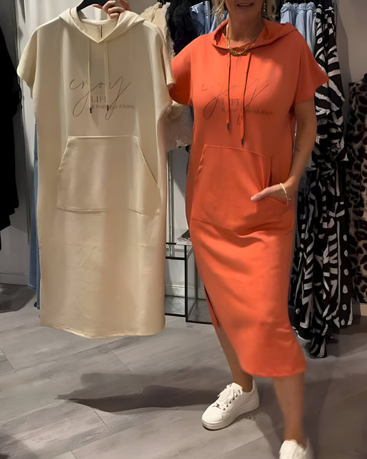 Maja™ | Komfortowa Sukienka z Kapturem
