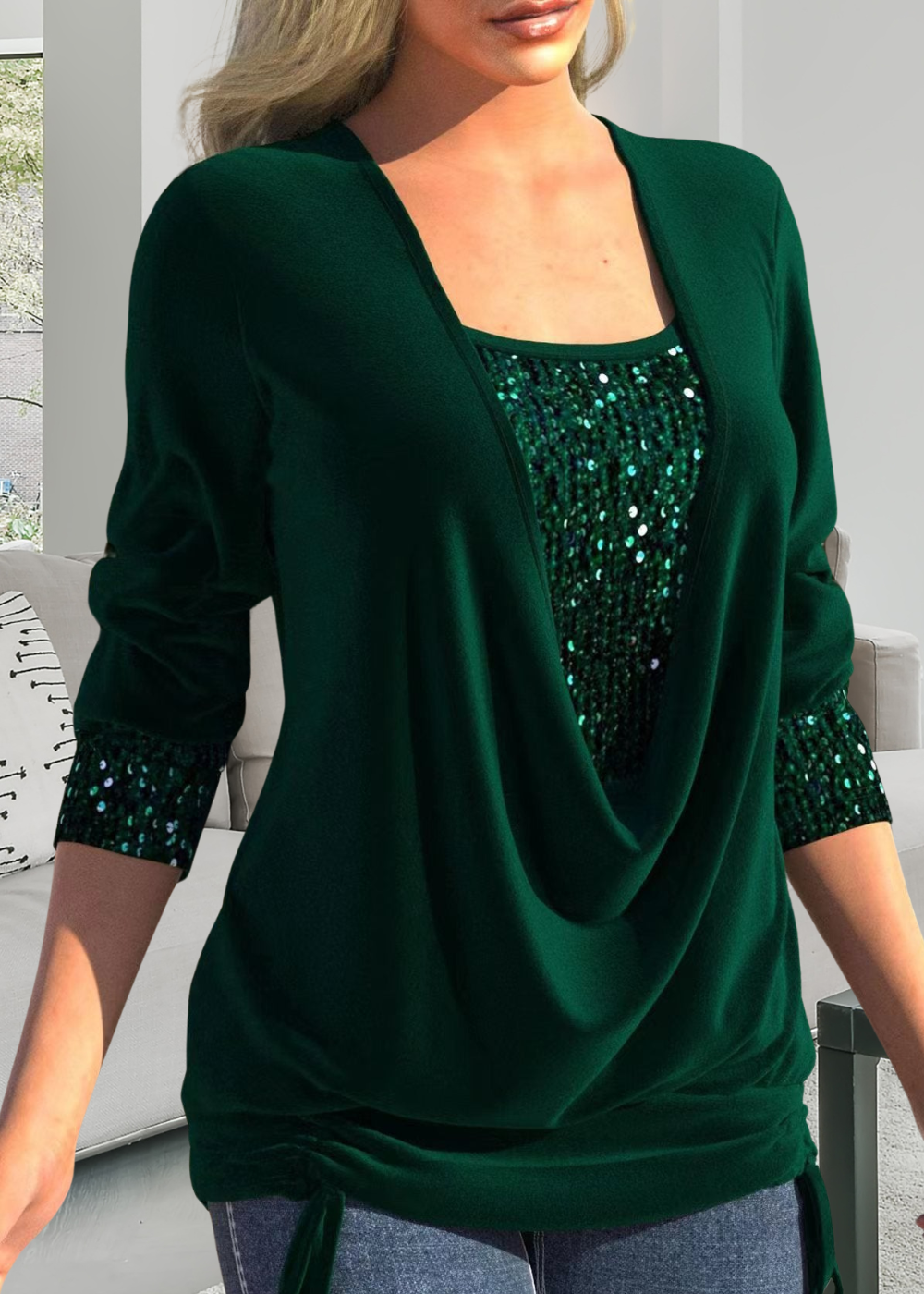 Liora™ | Elegancki Top w Dwu Częściach