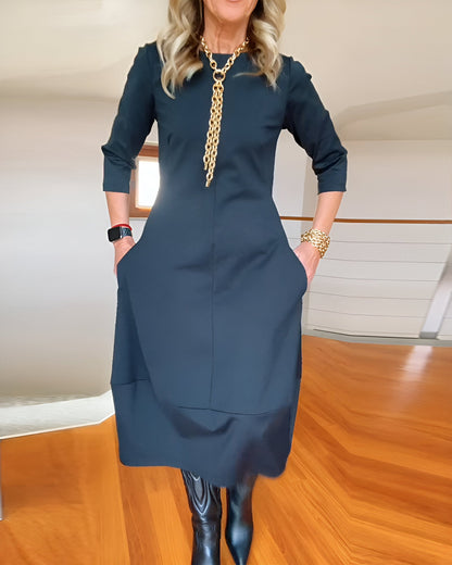 Élodie™ | Elegancka Sukienka Gładka