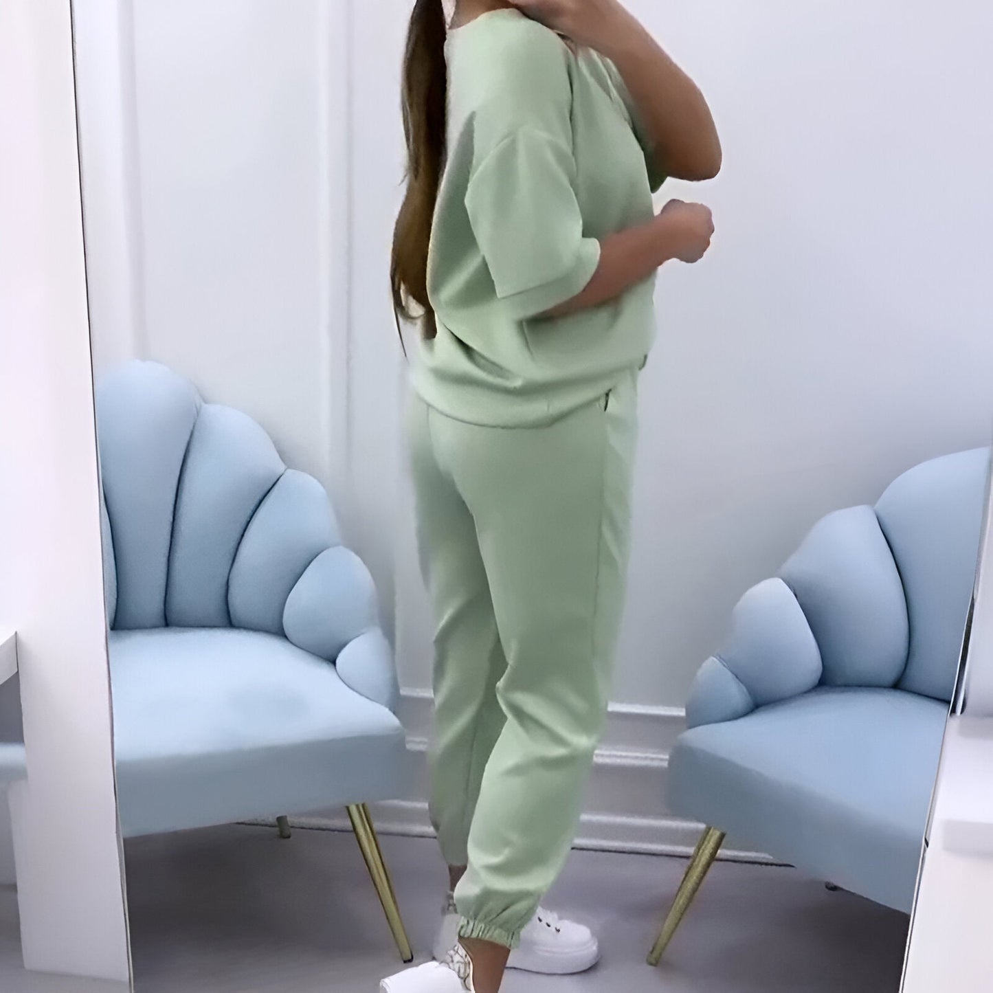 Olene™ | Komfortowy Zestaw Lounge z Krótkim Rękawem