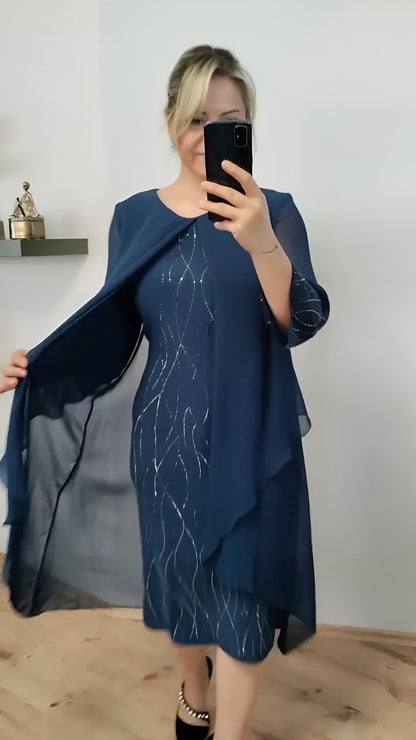 Claudia™ | Elegancka sukienka z płynna warstwą