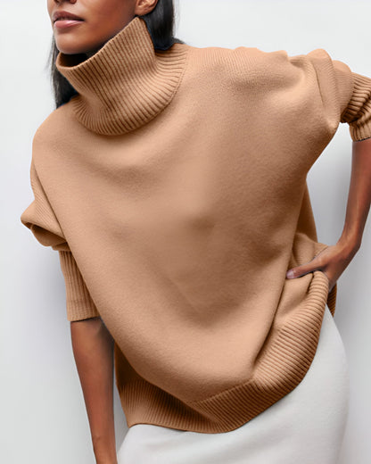 Liora™ | Sweter z Golfem w Luźnym Kroju