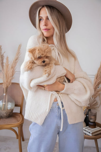 Lilly™ | Sweter Robiony na Drutach