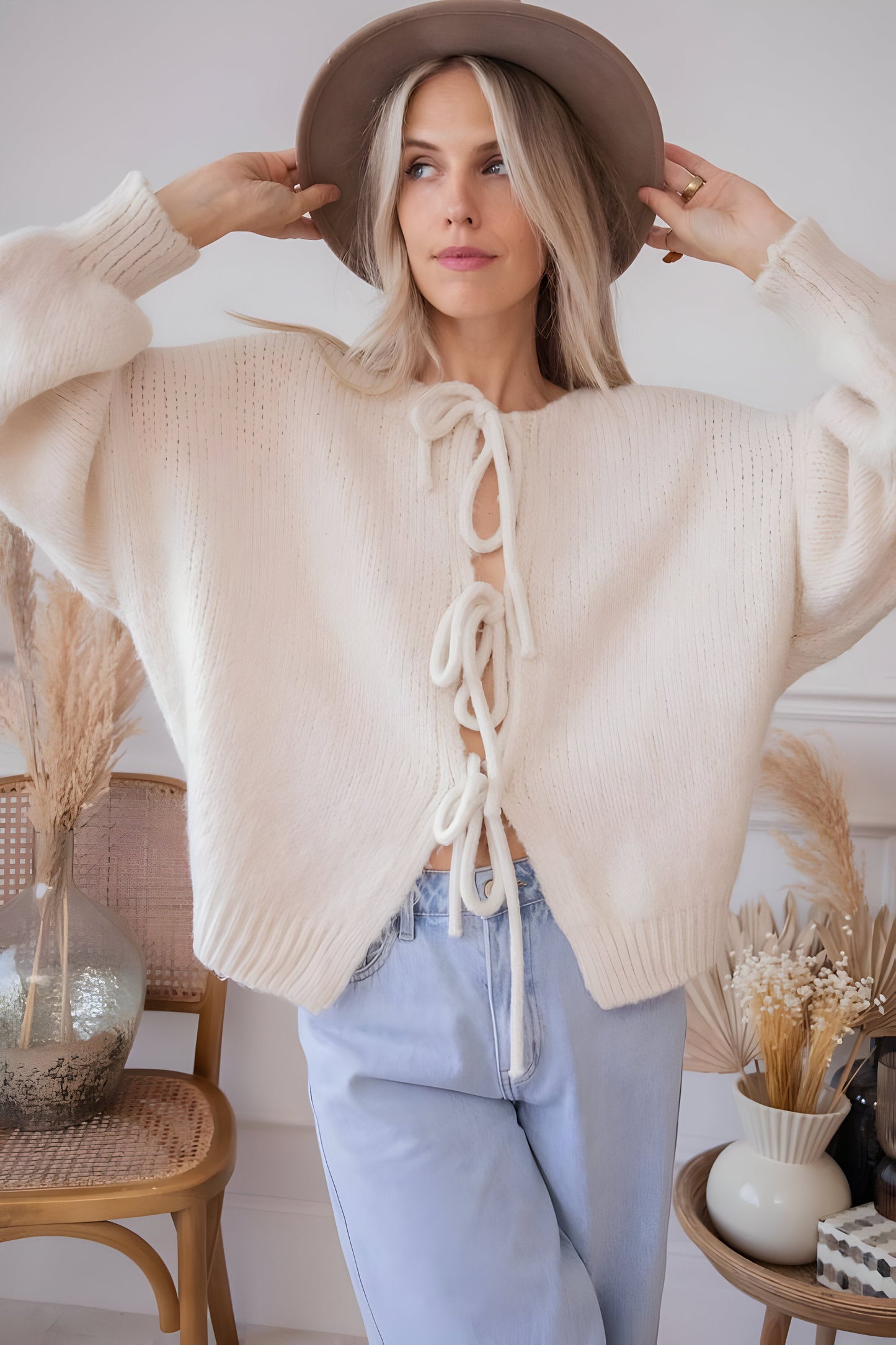 Lilly™ | Sweter Robiony na Drutach