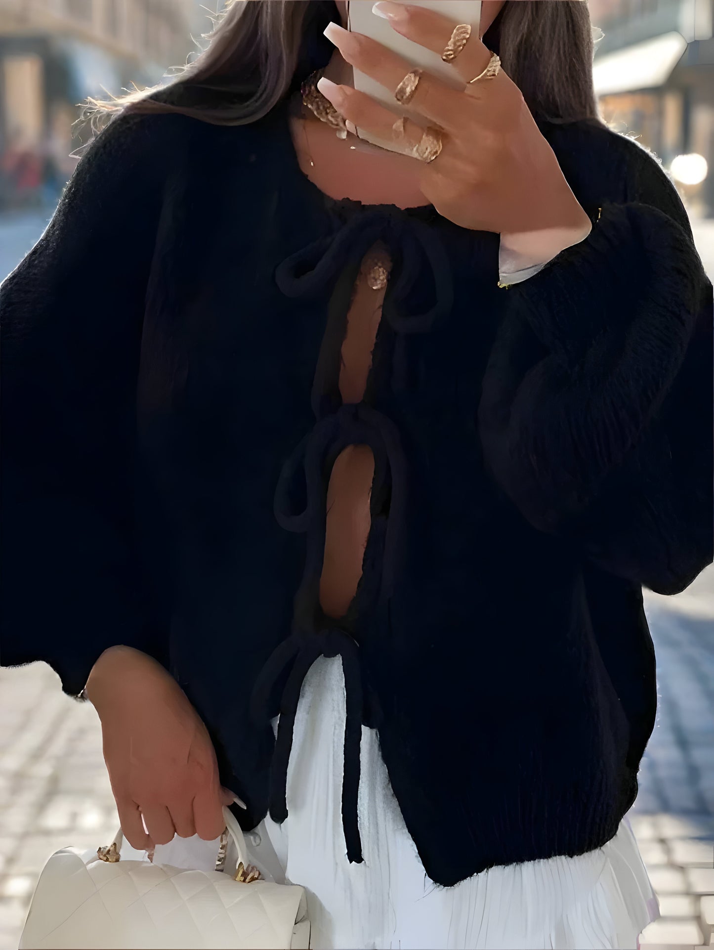 Lilly™ | Sweter Robiony na Drutach
