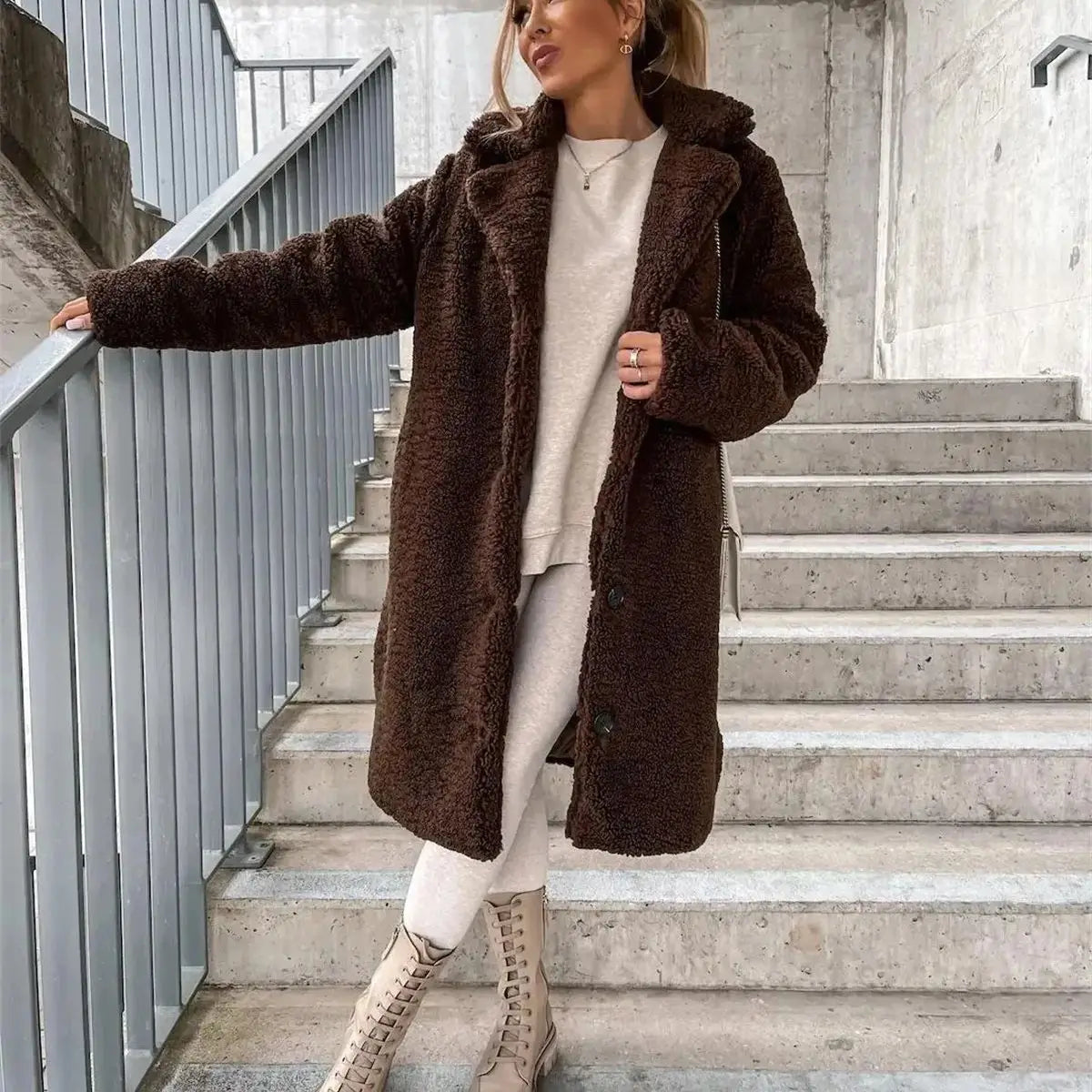Lina™ | Ciepła kurtka Teddy