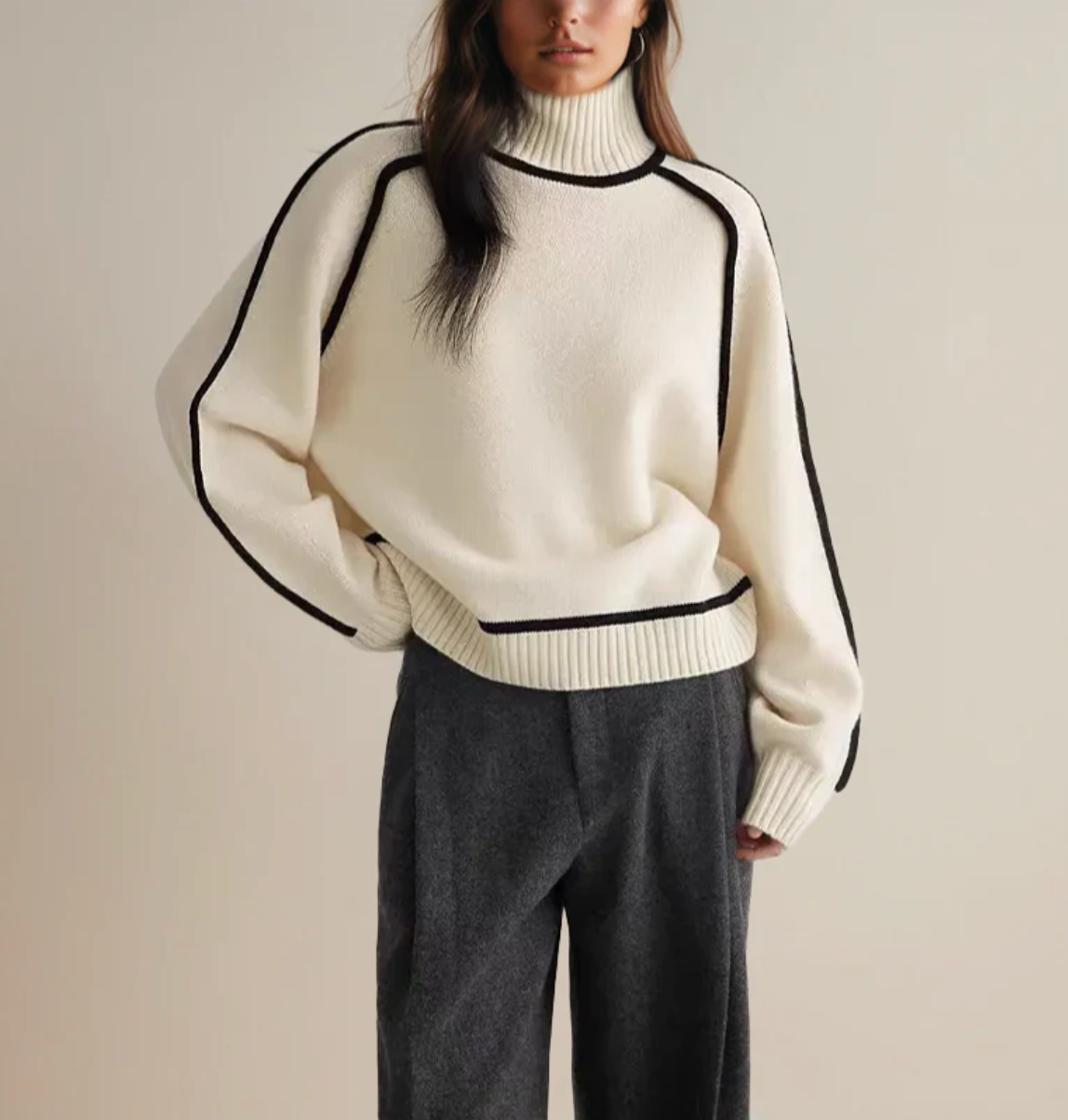 Zofia™ | Sweter z Golfem Essential