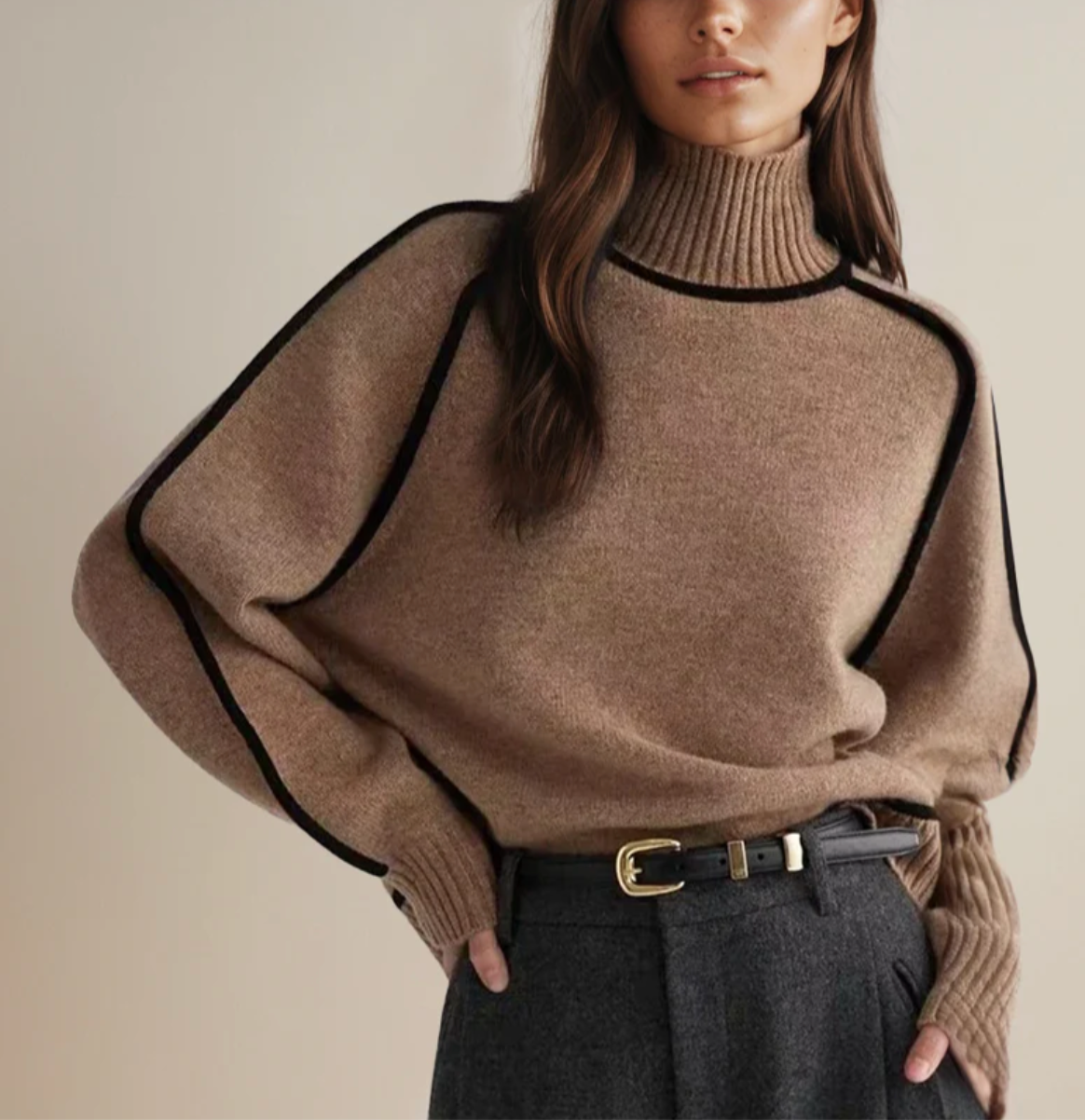 Zofia™ | Sweter z Golfem Essential