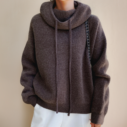 Charlotte™ | Miękki sweter na jesień z kapturem