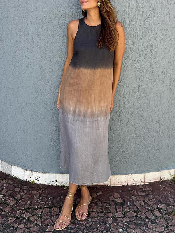 Aniela™ | Zwiewna Sukienka z Naturalnym Wzorem
