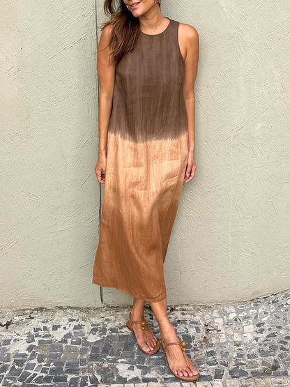 Aniela™ | Zwiewna Sukienka z Naturalnym Wzorem