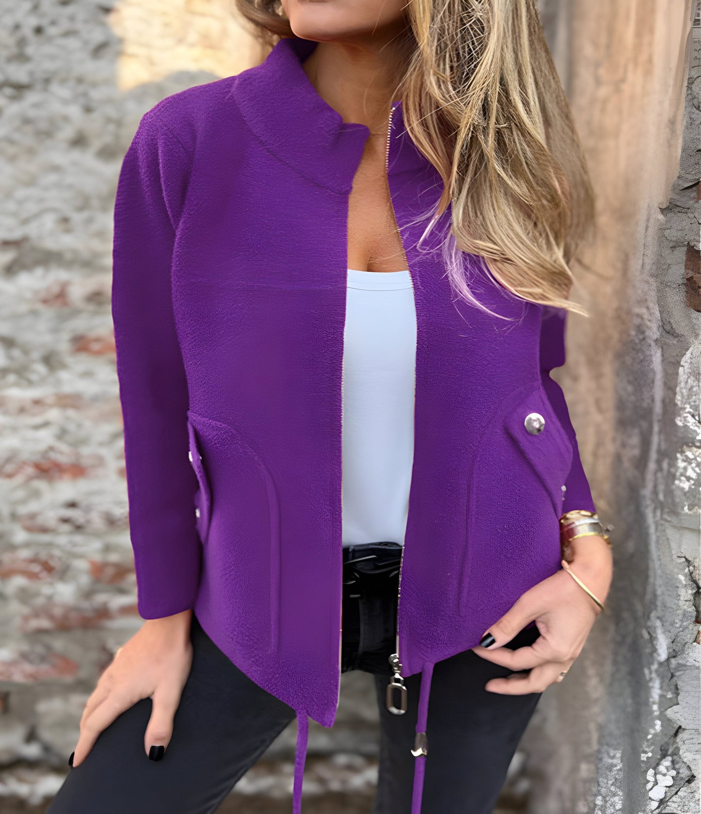 Amalyn™ | Elegancka Kurtka Damska z Regulowanym Fasonem