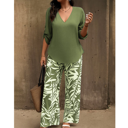 Klaudia™ | Letni Komplet V-Neck