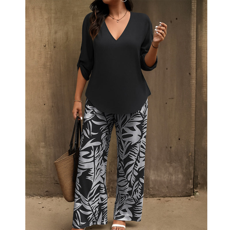 Klaudia™ | Letni Komplet V-Neck